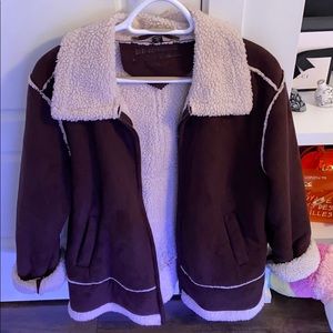 Vintage fur coat in sweden